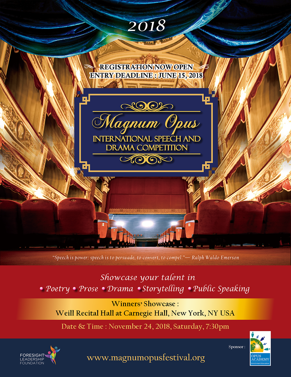 Speech Arts & Drama Competition 2018 Speech Arts & Drama Competition 2018