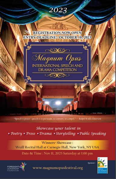 Speech Arts & Drama Competition 2023